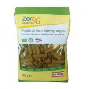 Zero% Glutine Rigatoni Risone Semigreggio Senza Glutine Bio 500 G
