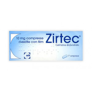 Zirtec*7Cpr Riv 10Mg