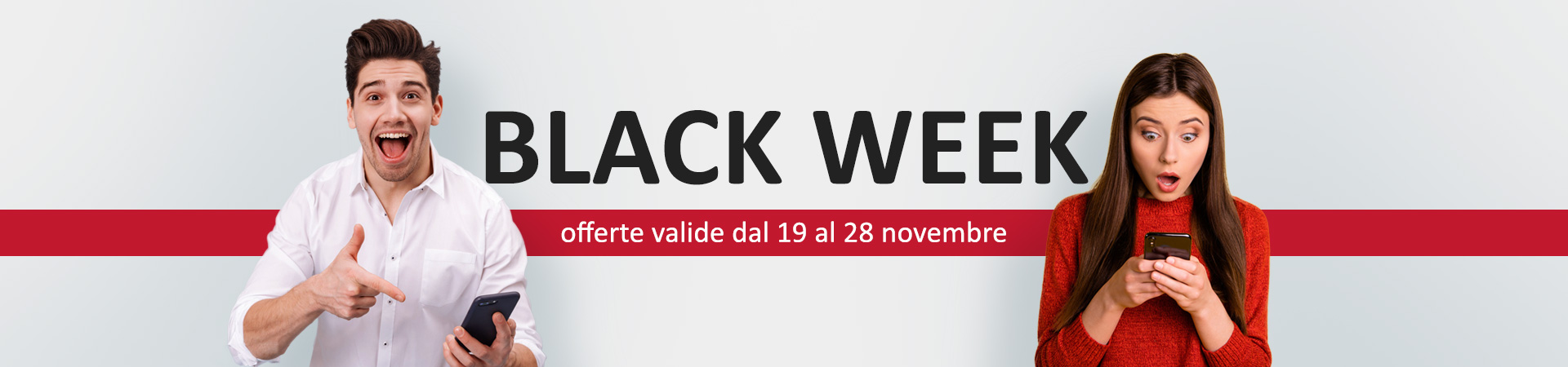 Offerte Black Friday dal 19 al 28 novembre